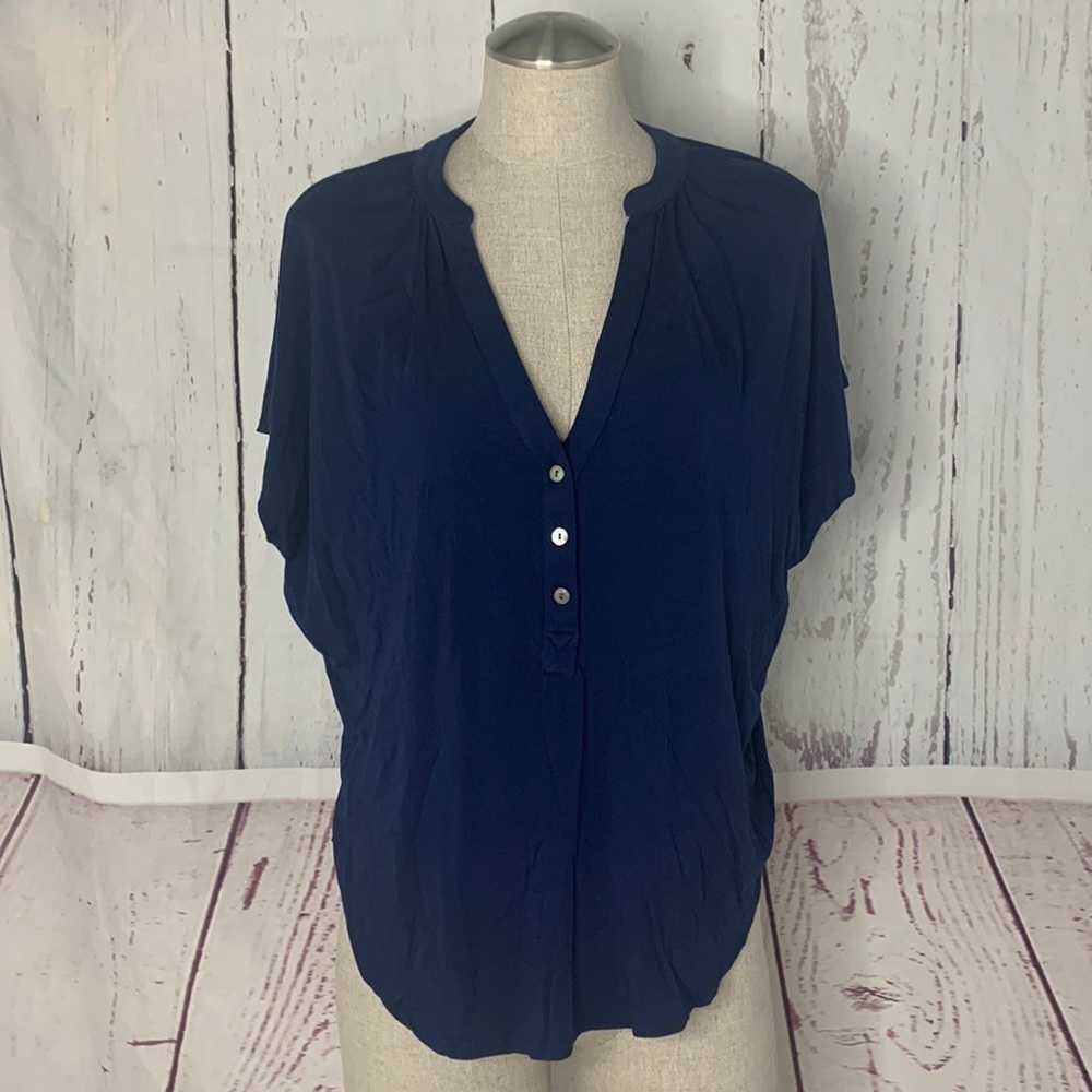 Amour Vert Top Blue S Oversized